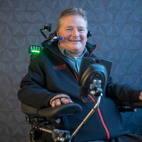 Sam Schmidt, who was injured during an IndyCar cra