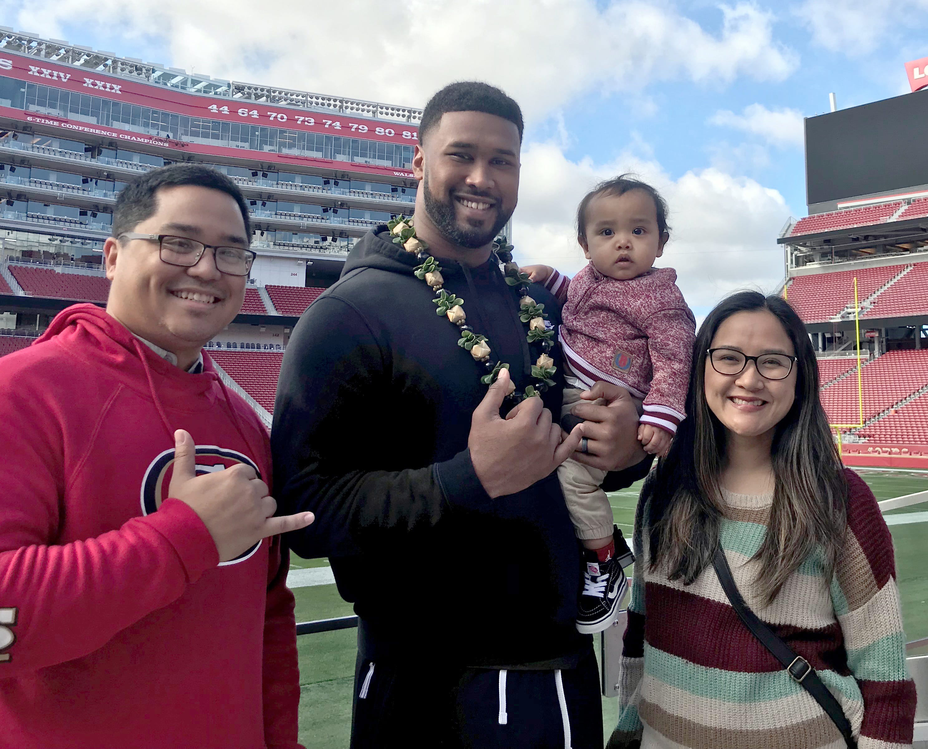 Terlaje family meets 49ers' DeForest Buckner