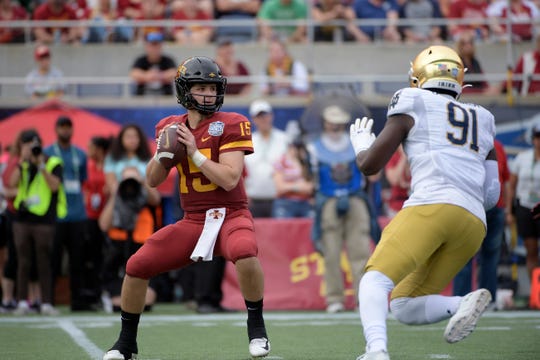 Former Gilbert Perry quarterback Brock Purdy could be a high draft pick in the 2021 NFL draft.