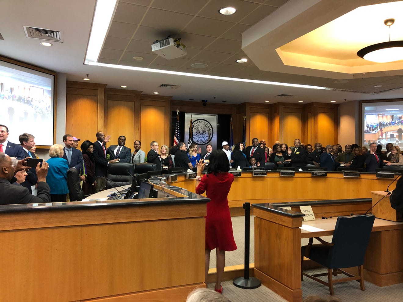 New Caddo Parish Commissioners sworn in