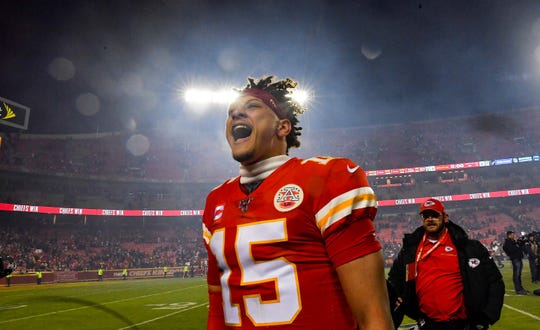 Chiefs quarterback Patrick Mahomes