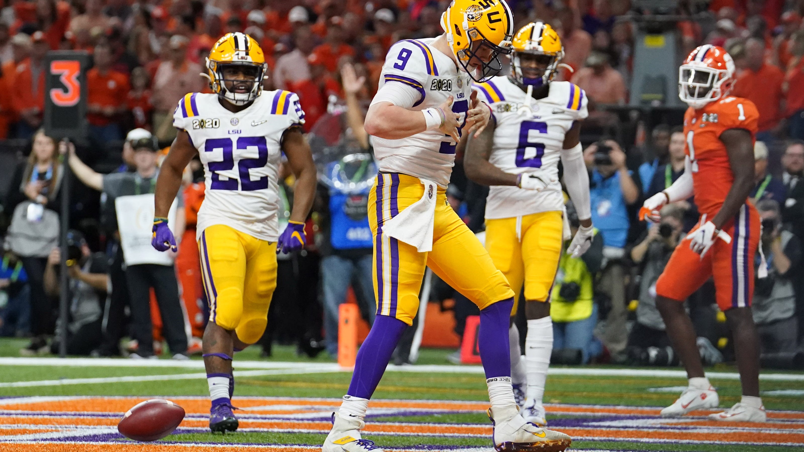 LSUClemson college football national championship game live updates