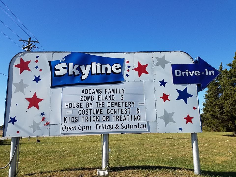 skyline drive in theater