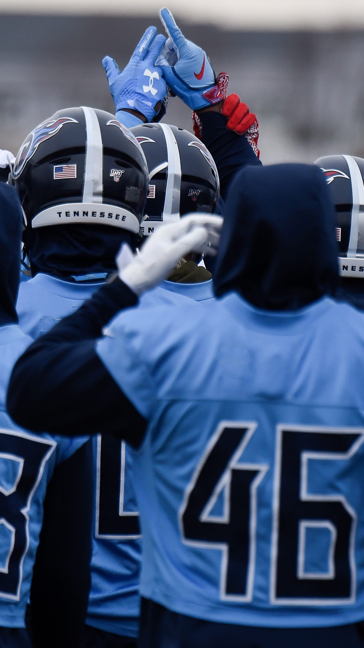 Titans practice before AFC championship game vs. Chiefs