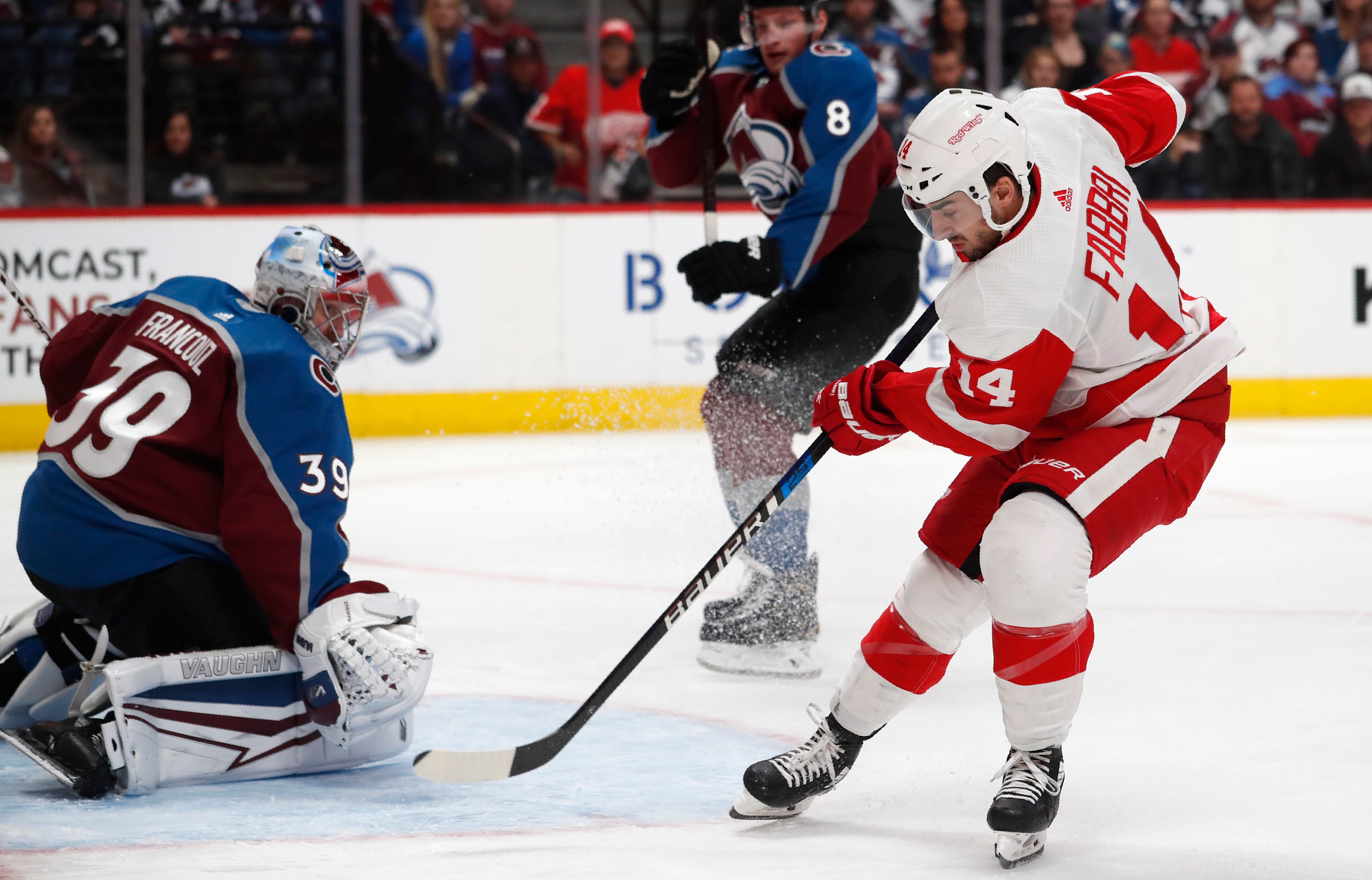 Detroit Red Wings lose to Colorado Avalanche, 63 Game recap