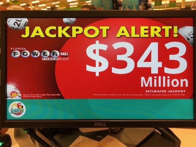 Powerball Jackpot Numbers Drawn For Giant Jackpot