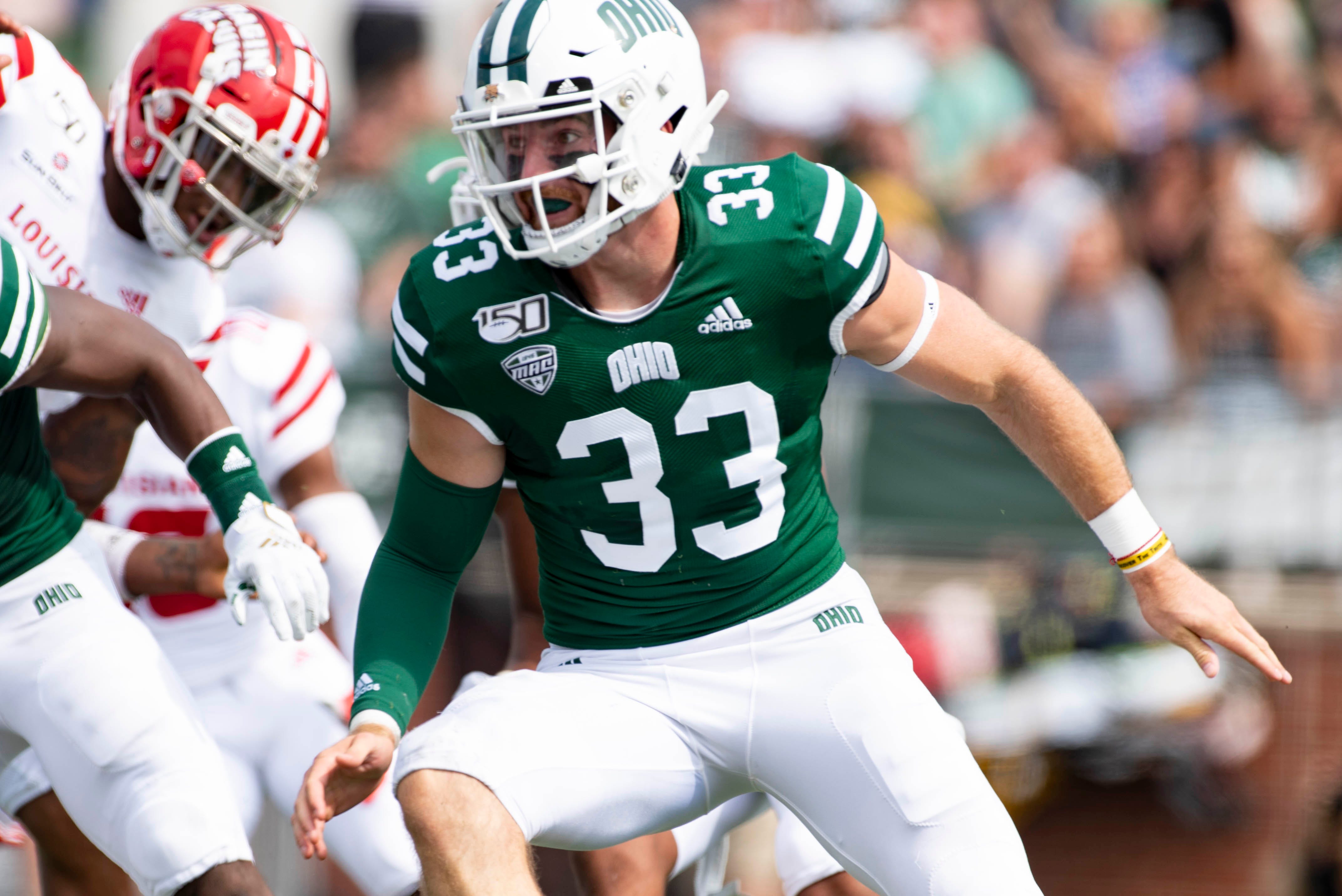 ohio university football jersey