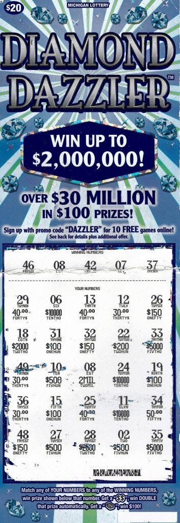 $2M Michigan Lottery ticket sold at Athens Grocery Store in Detroit