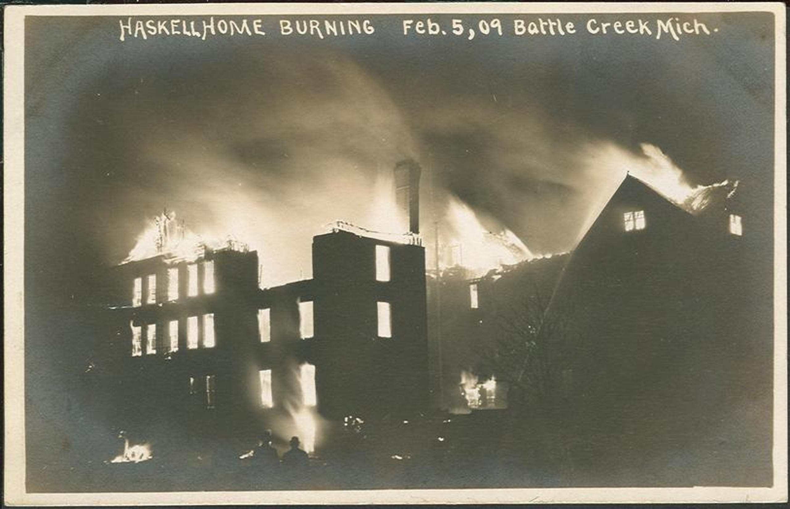 1909 : Haskell Home Orphanage (Battle Creek) Burns Down