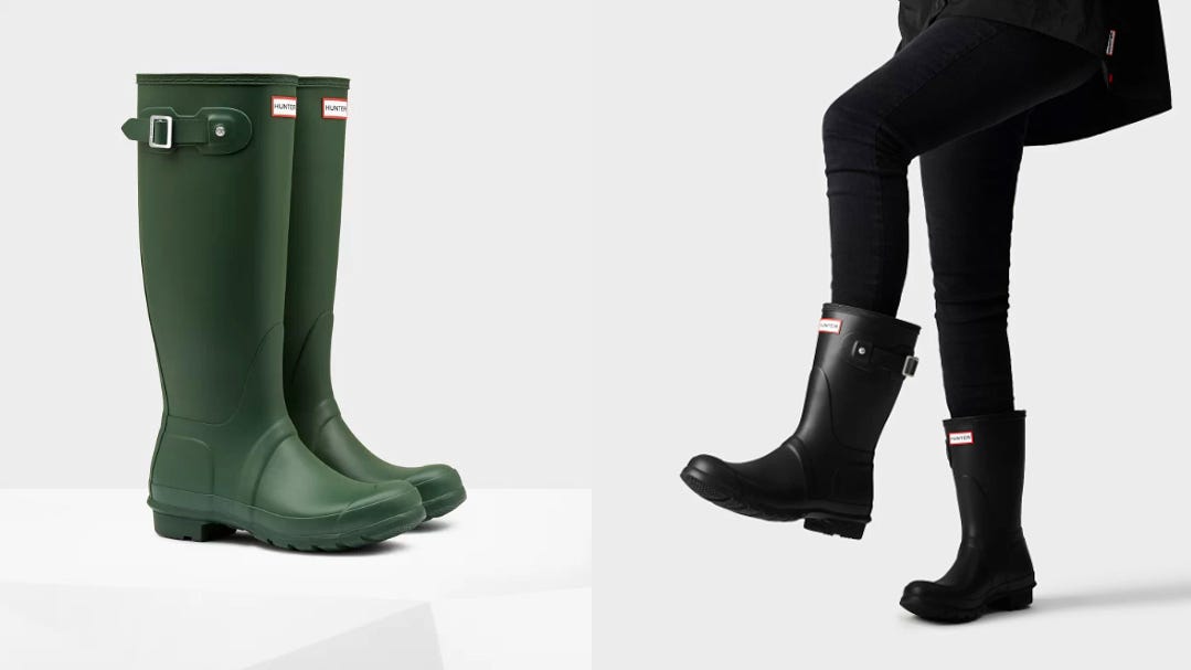 Hunter rain boots sale: Get this iconic 