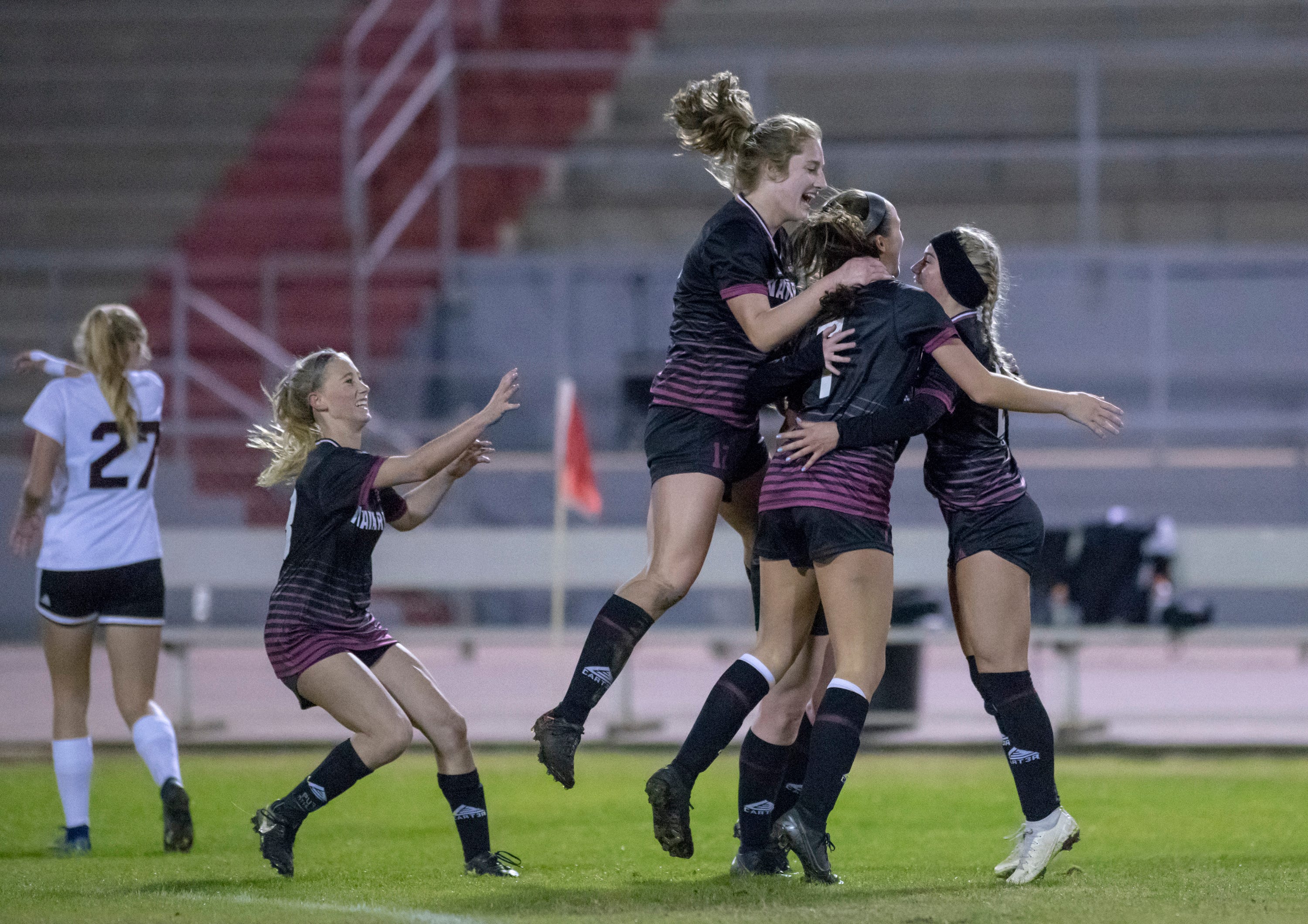 Navarre Girls Score Twice Late To Dethrone Niceville For District Title