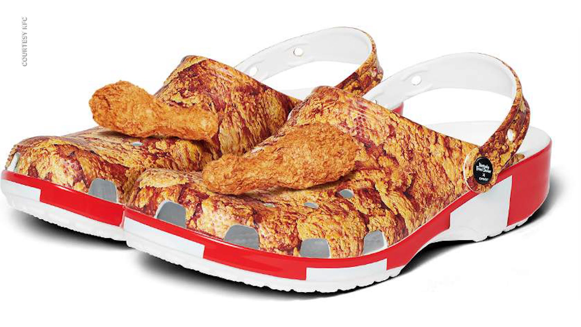 Fried chicken Crocs: Bizarre food 