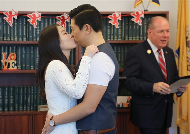 Bergen County Clerk John Hogan Performed Several Weddings On Valentine S Day