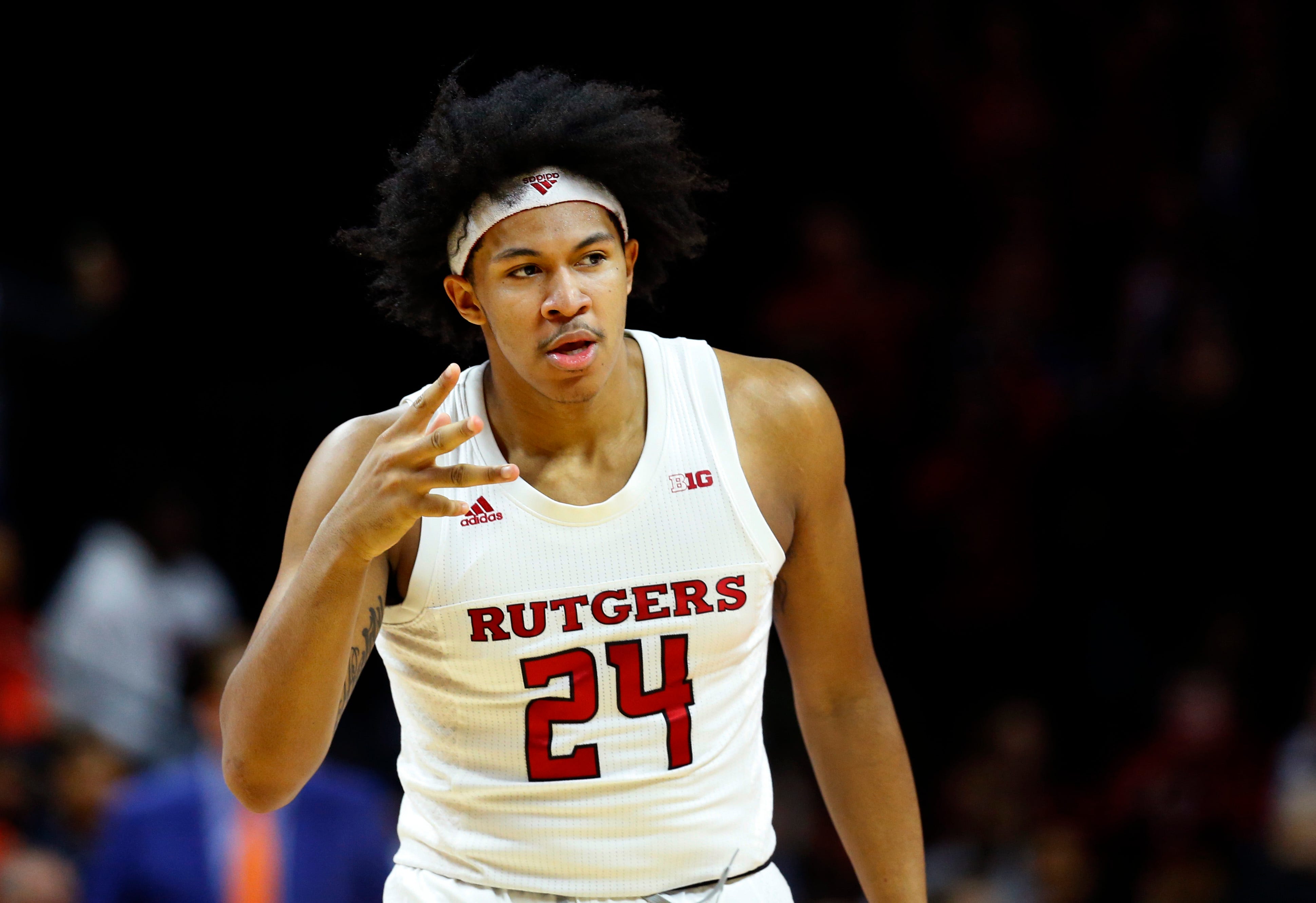 Rutgers Basketball Ron Harper Jr Explosion Leads Romp Of Illinois