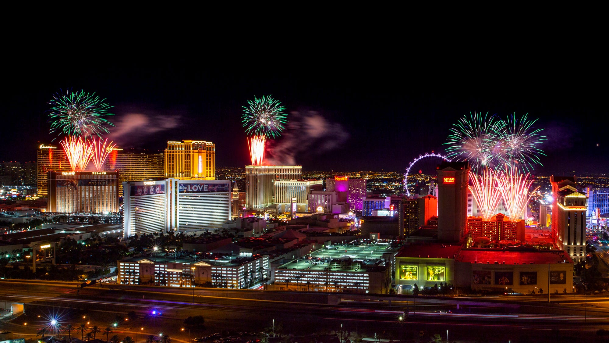 red rock casino fireworks 2019