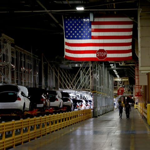 2020 Chevrolet Impala's on the production line on 