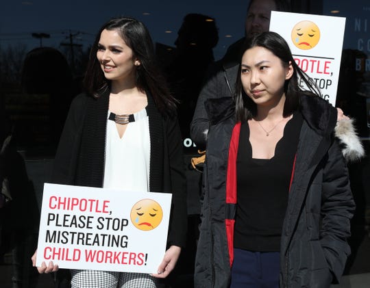 This is Alyssa MacLeod and Abbie Van Lee the two plaintiffs that filed a lawsuit against Chipolte claiming the restaurant in Fort Lee broke NJ child labor laws when they worked there years ago.