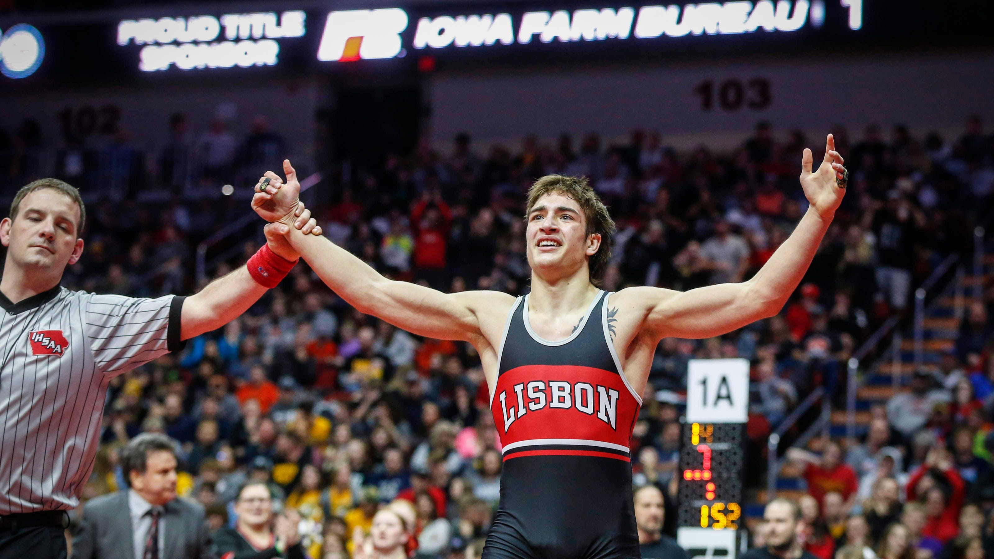 Wrestling: Lisbon state champ Marshall Hauck becomes latest in-state