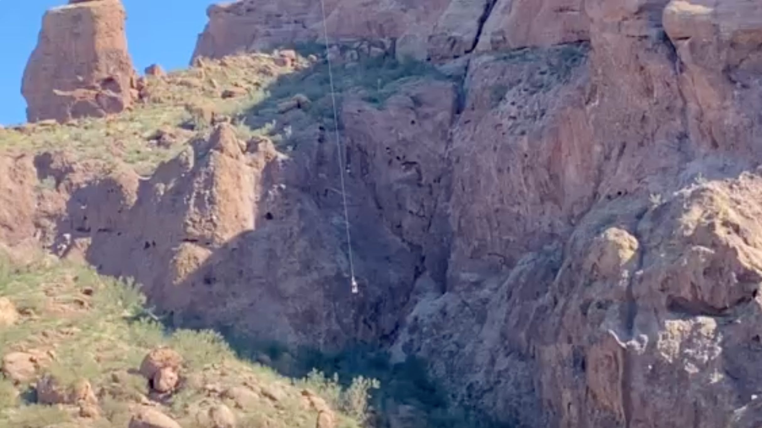 Hiker Rescued On 200 Foot Camelback Mountain Cliff