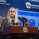 Pennsylvania Department of Health Secretary Dr. Rachel Levine speaks during a news conference that confirmed the first two presumptive positive cases of 2019 Novel Coronavirus (COVID-19) in Pennsylvania on March 6.