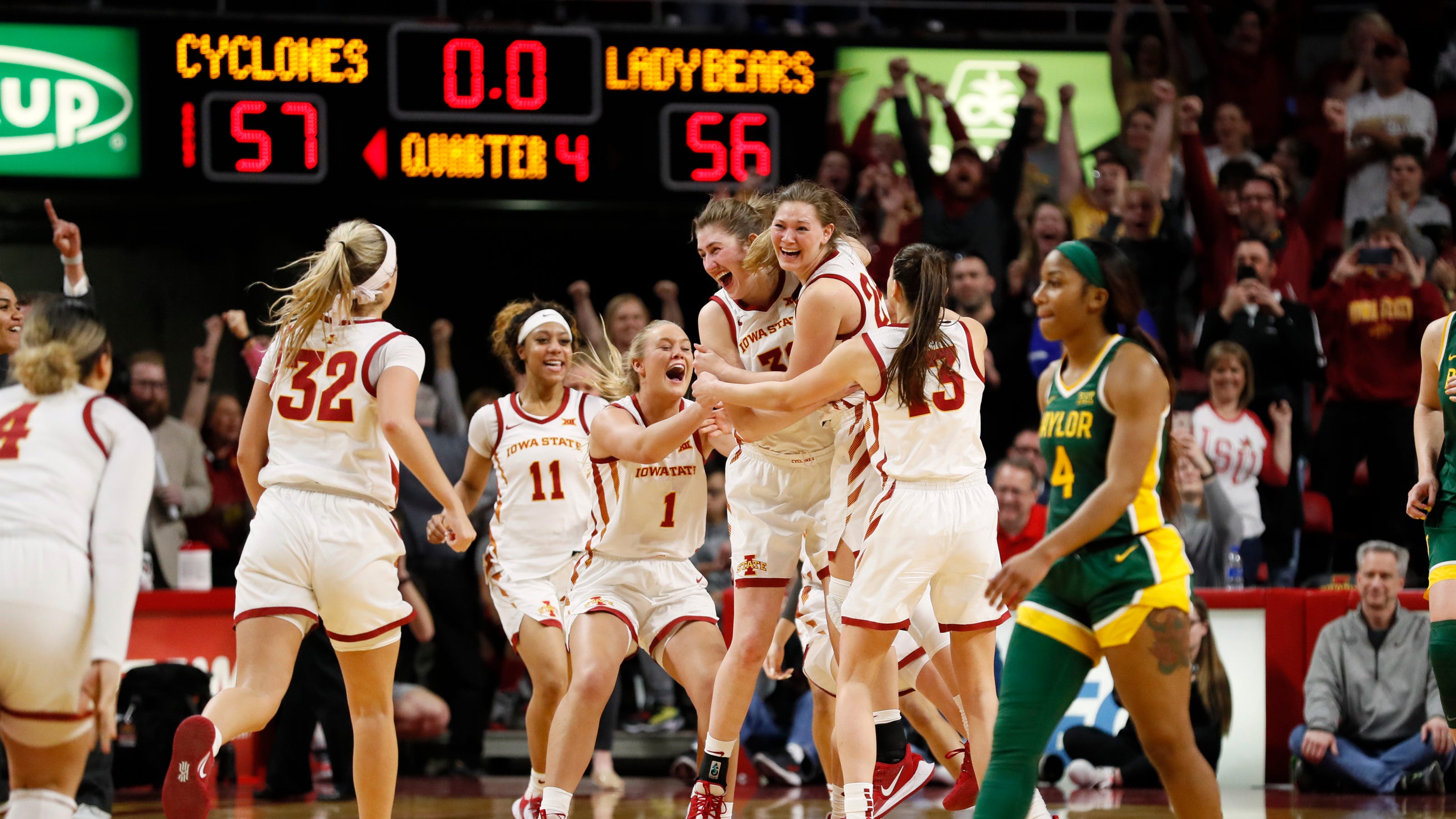 Iowa State Womens Basketball Cyclones Hand Baylor First Big 12 Loss 5599