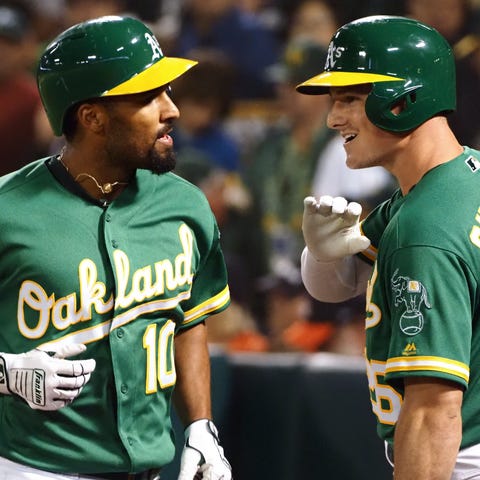 Marcus Semien and Matt Chapman combined for 69 hom