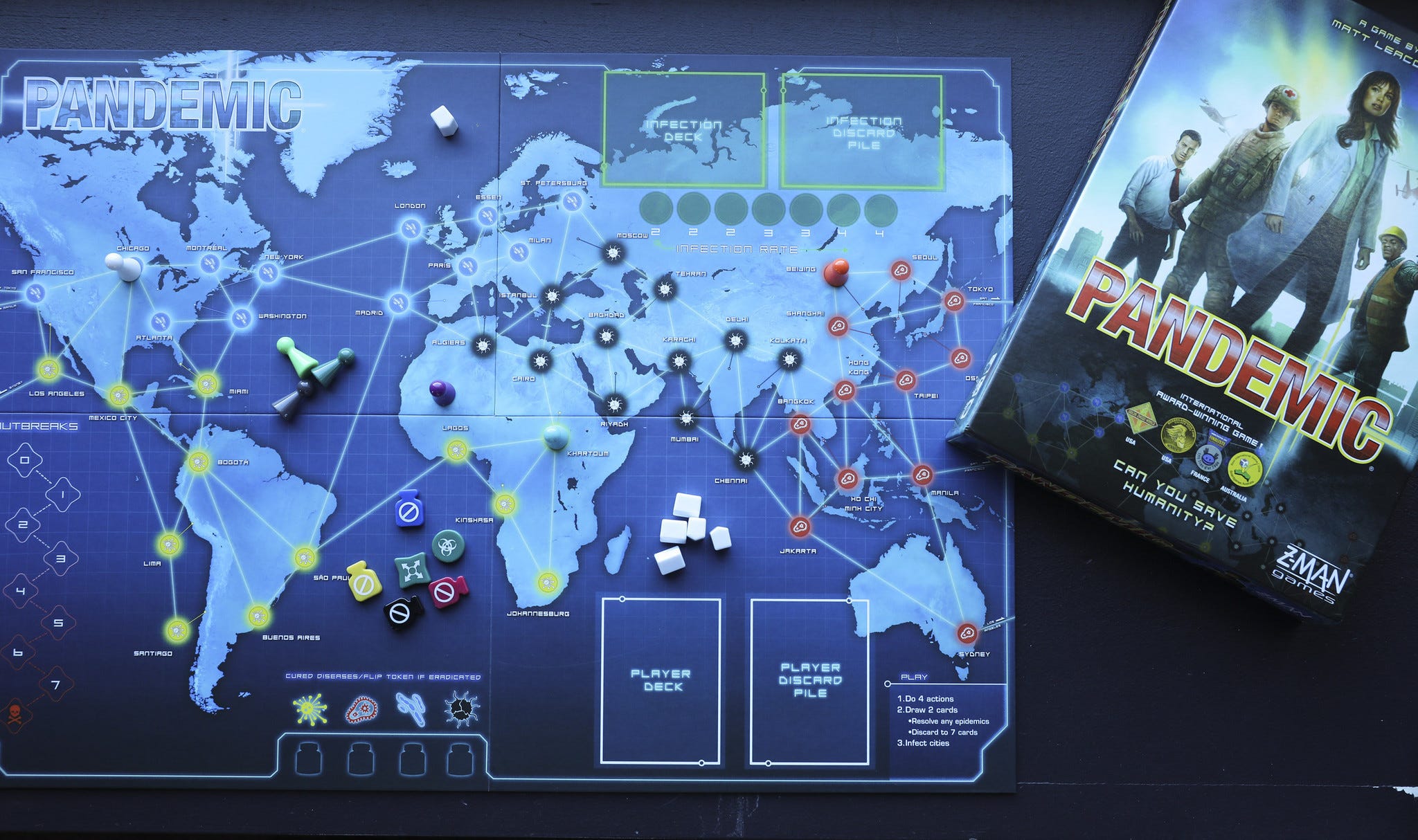 Pandemic, the game, has become all too real, says its creator