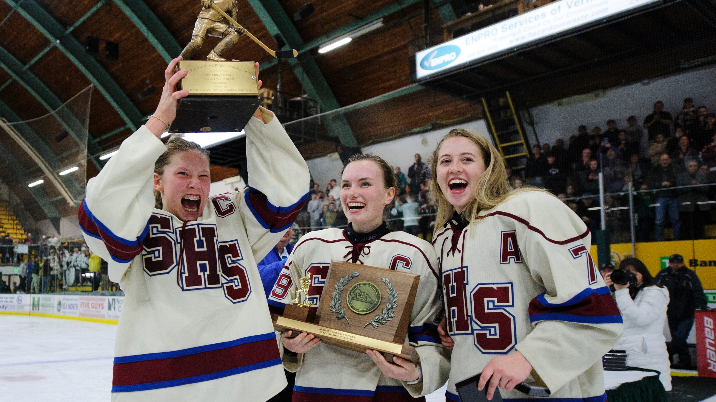 Vermont H.S. girls hockey Spaulding tops MMU/CVU for DII championship