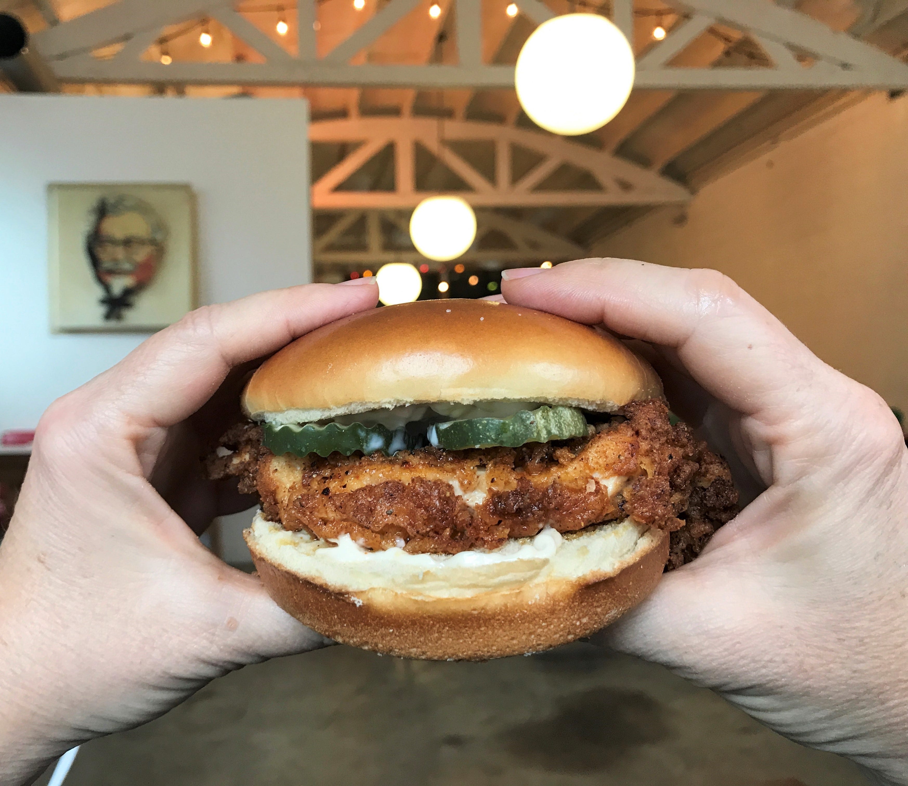 Fried Chicken Sandwich The Indiana Sandwich Is Better Than Popeyes