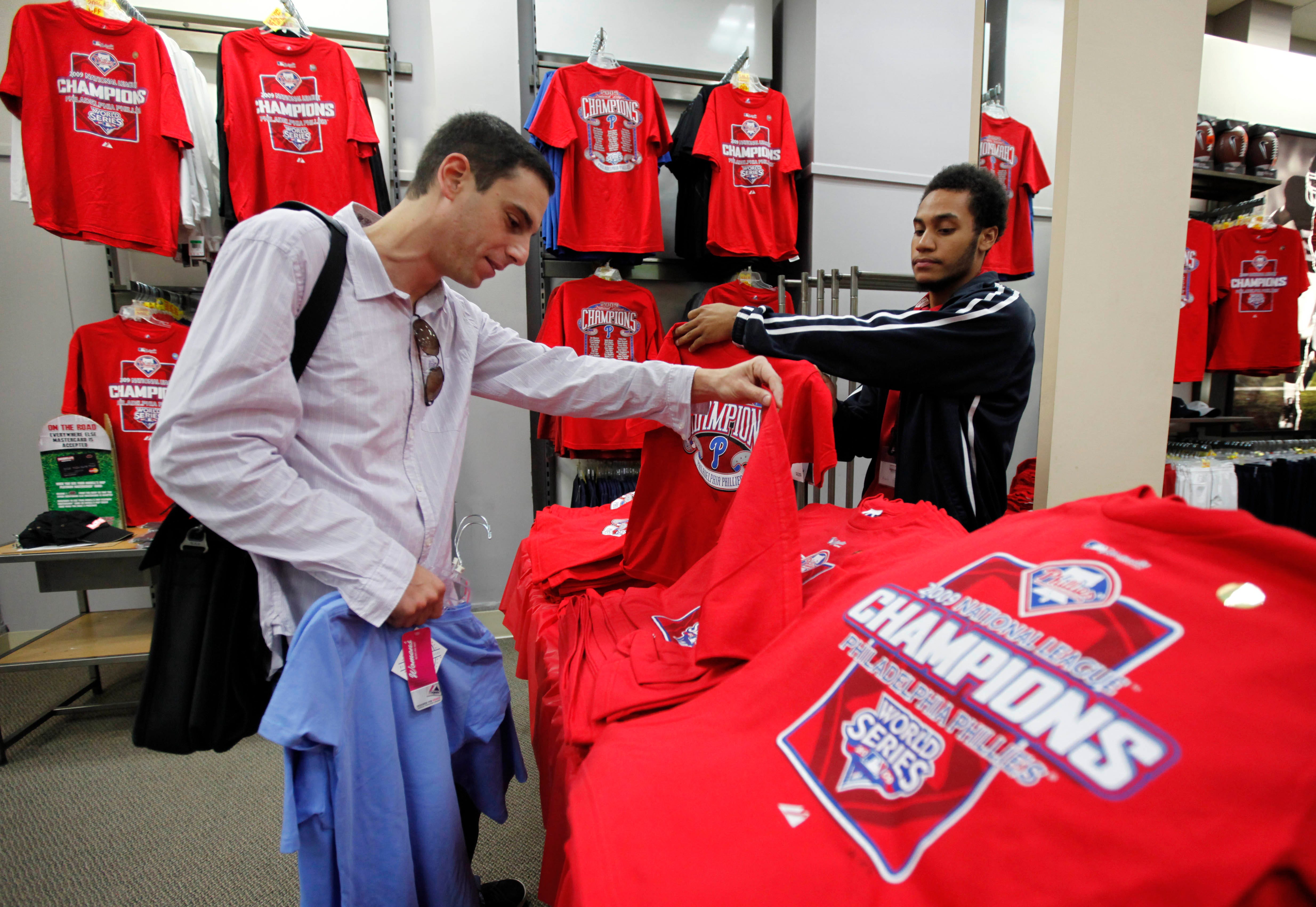 modells phillies shirts