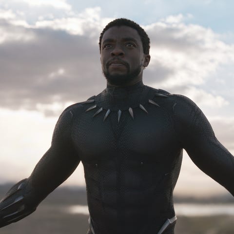 Chadwick Boseman starred as the title Wakandan war