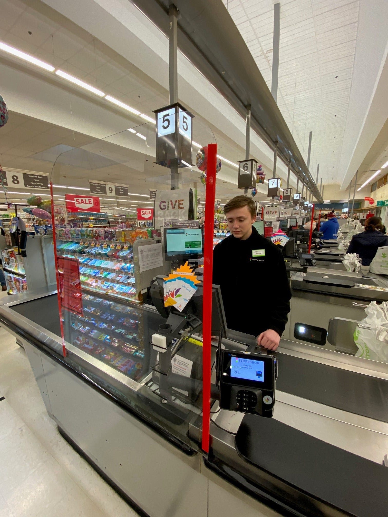 stop and shop cash register