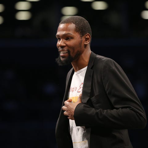 Brooklyn Nets small forward Kevin Durant is the to