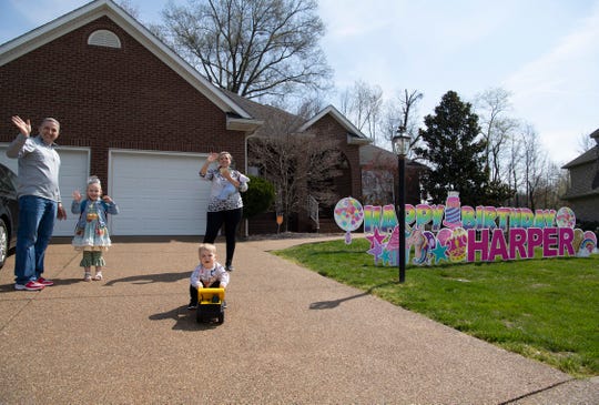 Coronavirus: Friends use parade to wish 5 year old a happy ...