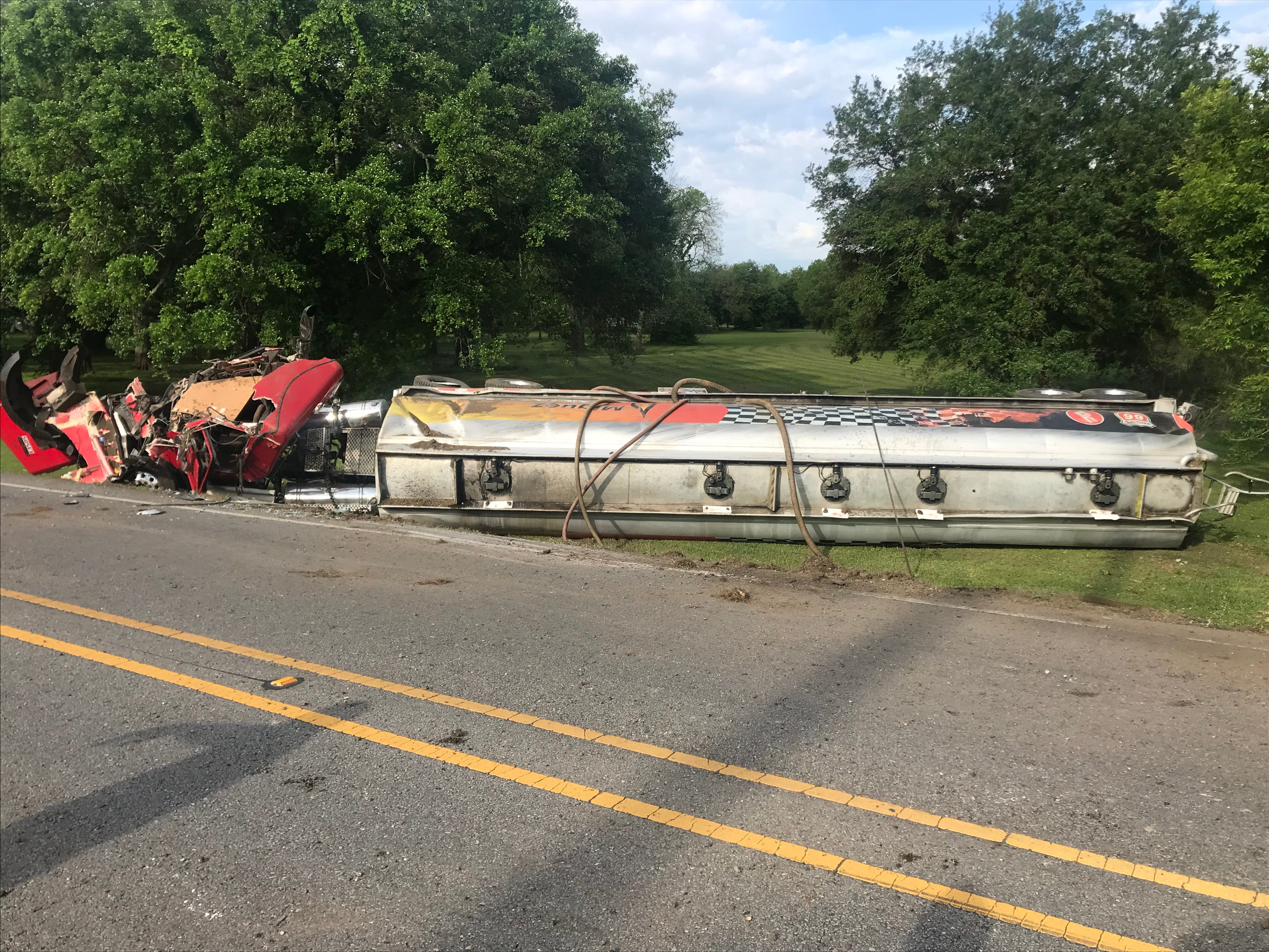 tank truck rollover