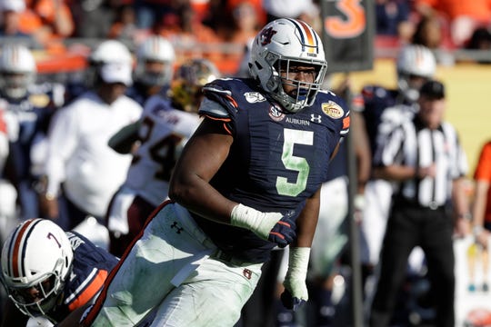 Auburn's Derrick Brown is considered one of the top defensive tackle prospects in the NFL Draft.