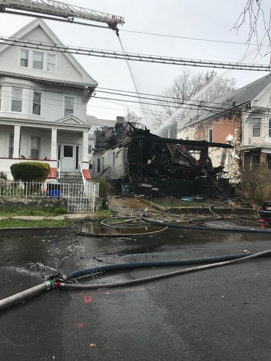 Mount Vernon house fire Easter Sunday South 10th Avenue