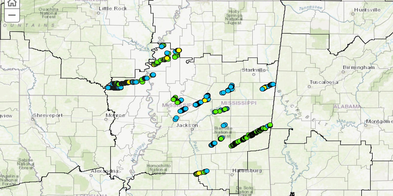 Tornado tracker There have been 29 in Mississippi this year