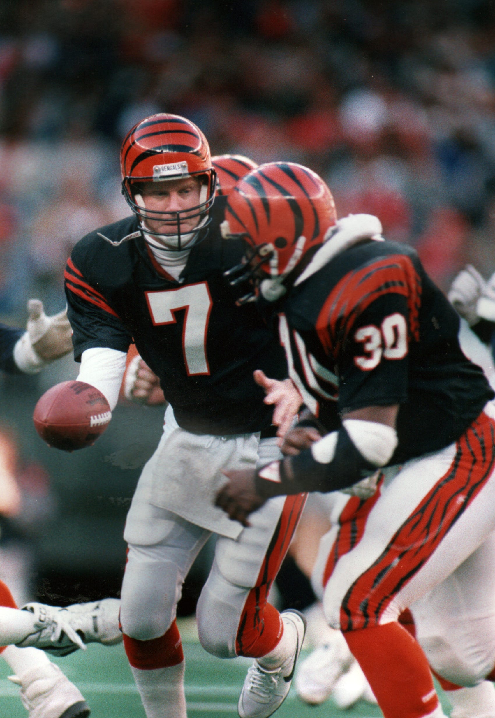 cincinnati bengals first uniforms