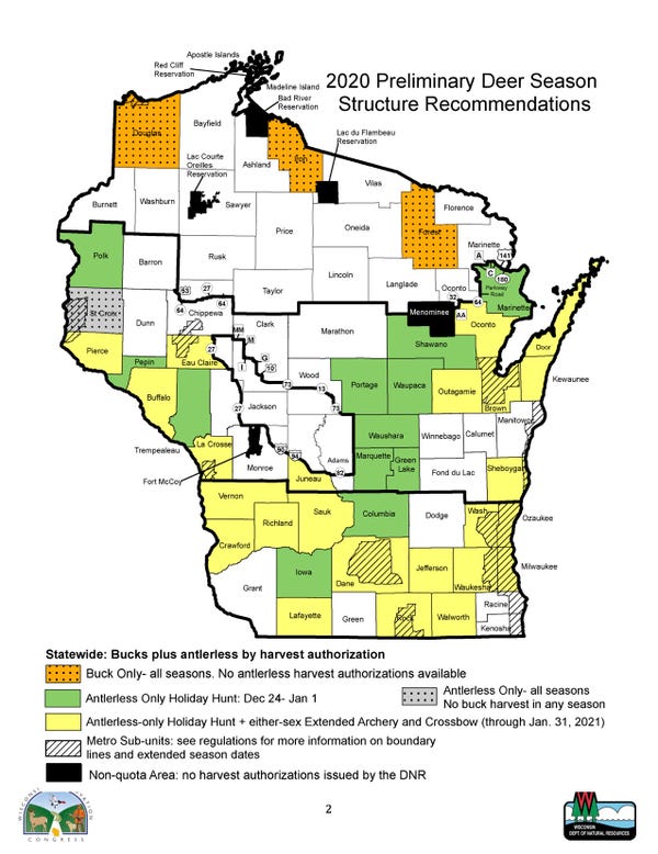 Wisconsin county deer hunting open for public comment