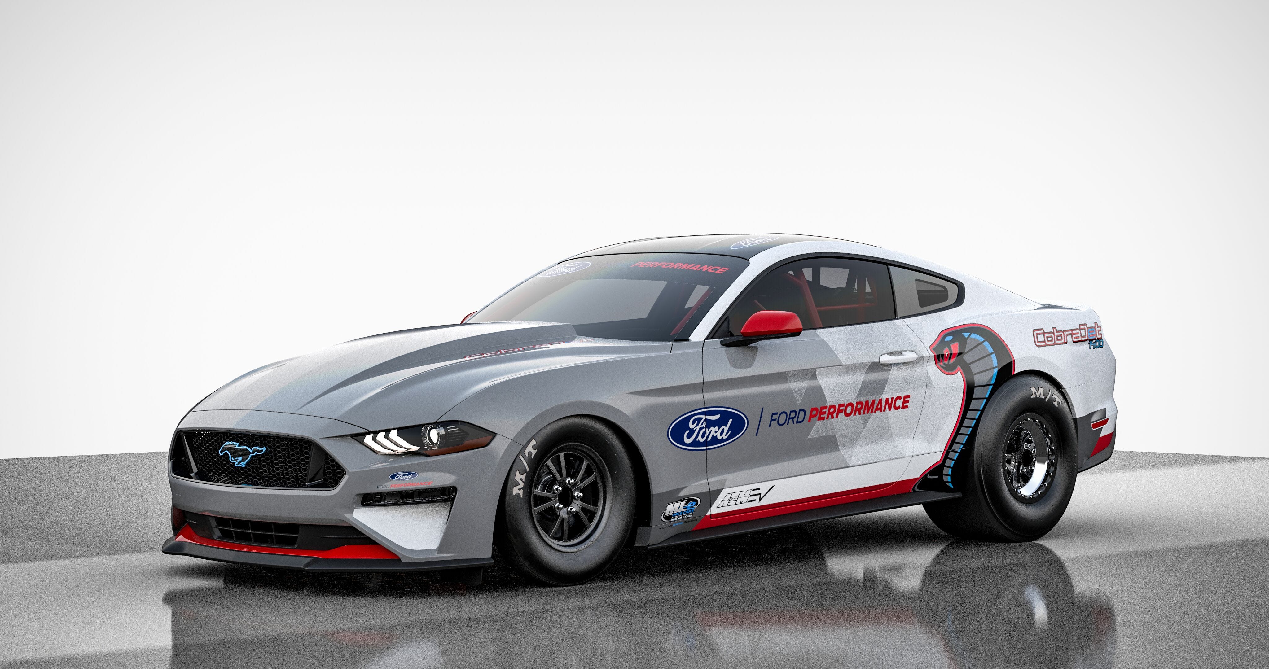 All-electric Ford Mustang Cobra Jet prototype race car hits 170 mph