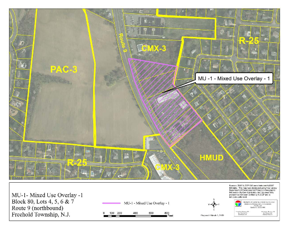 freehold township high school district boundary