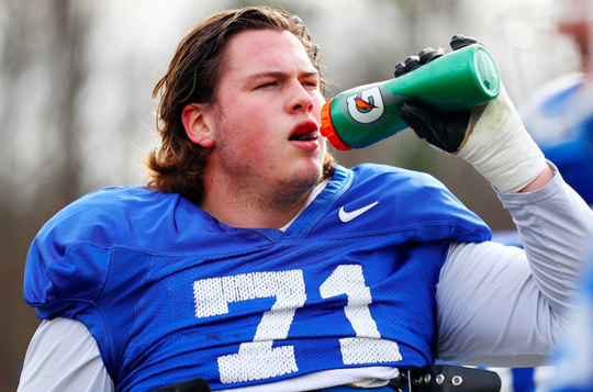 The Lions drafted Kentucky guard Logan Stenberg.