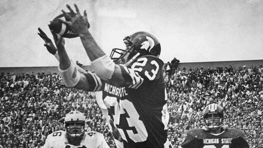 Kirk Gibson was a football star at Michigan State and was inducted into the College Football Hall of Fame in 2017.