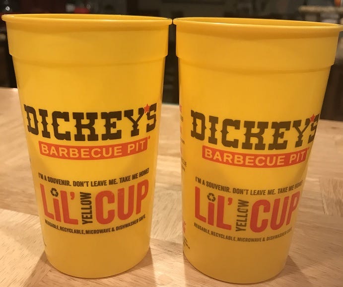 Dickey S Barbecue Eyes Guinness World Record On 80th Anniversary   F0ffe0a0 F4f4 4876 82b3 299ab58d1f54 Dickeys Cups  