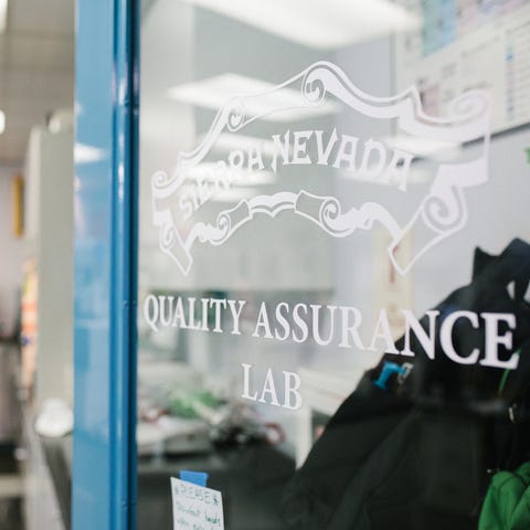 The quality assurance lab at Sierra Nevada Brewing