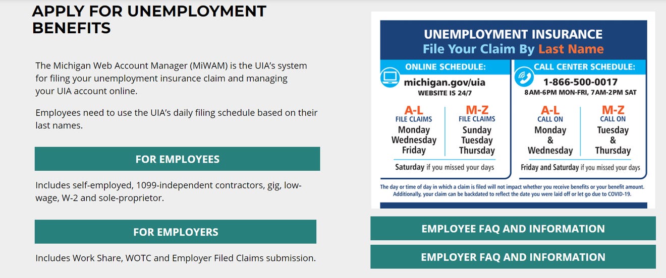 Michigan unemployment benefits How to navigate state's chaotic path