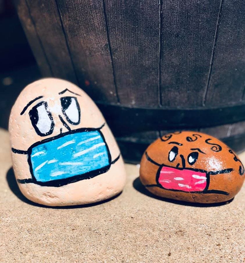 Rock Hiding Fun Brings Color To Challenging Time