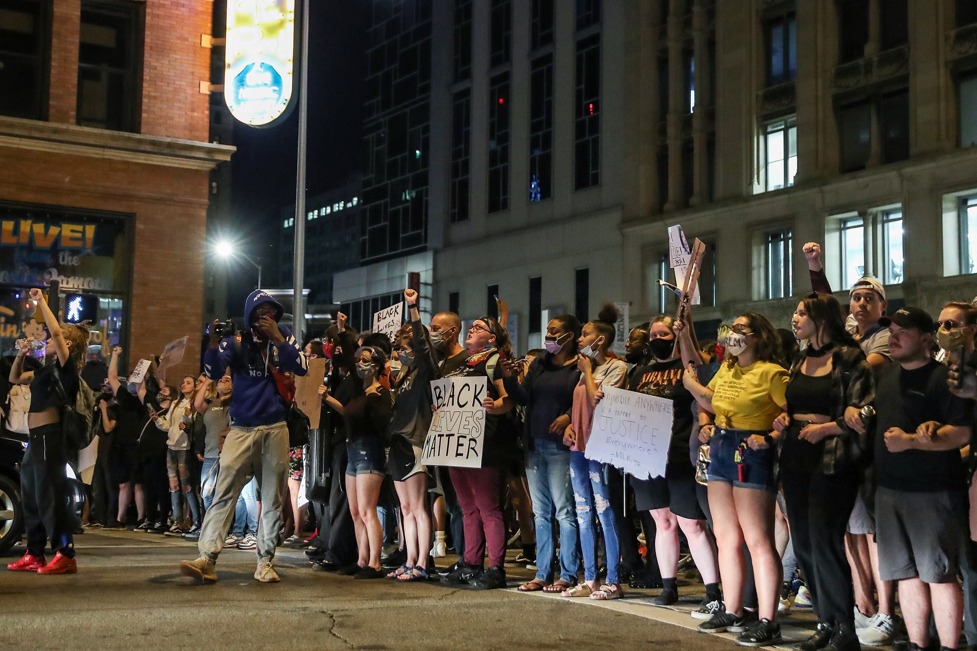 Indianapolis Crowd Protests Dreasjon Reed Death Friday