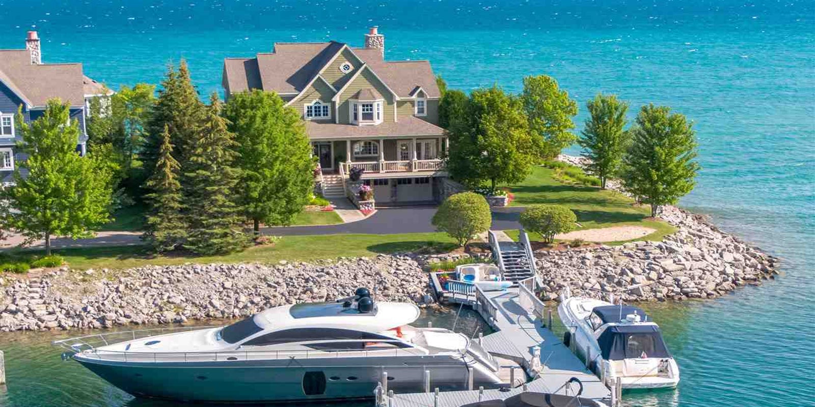 MI Dream Home: Bay Harbor estate has elevator and 400-plus ...